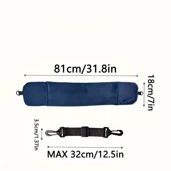 Travel Pillow & Organizer – Large, Polyester, Zipper, Machine Washable DailySale
