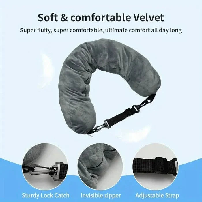 Travel Pillow & Organizer – Large, Polyester, Zipper, Machine Washable DailySale