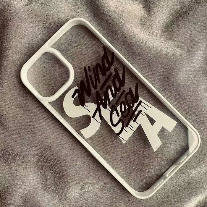 Trendy Brand Creative Transparent Phone Case PhoneShells