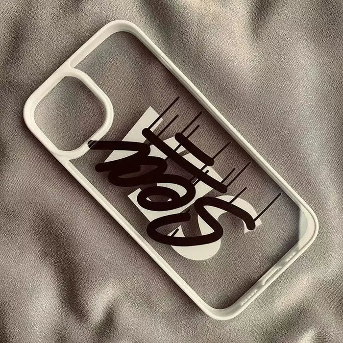 Trendy Brand Creative Transparent Phone Case PhoneShells