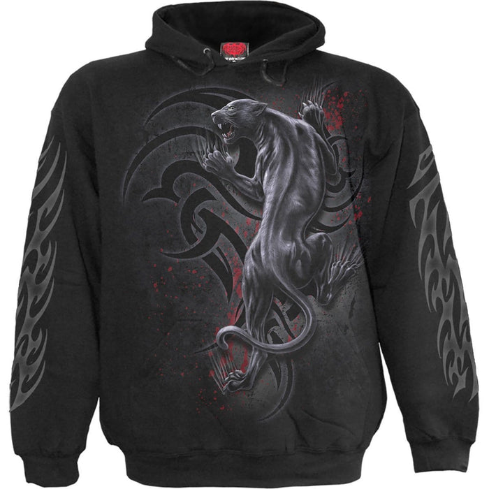 TRIBAL PANTHER - Hoody Black Spiral USA