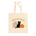 Trick Or Treat Cat Doodle Tote Bag Ivy + Cloth