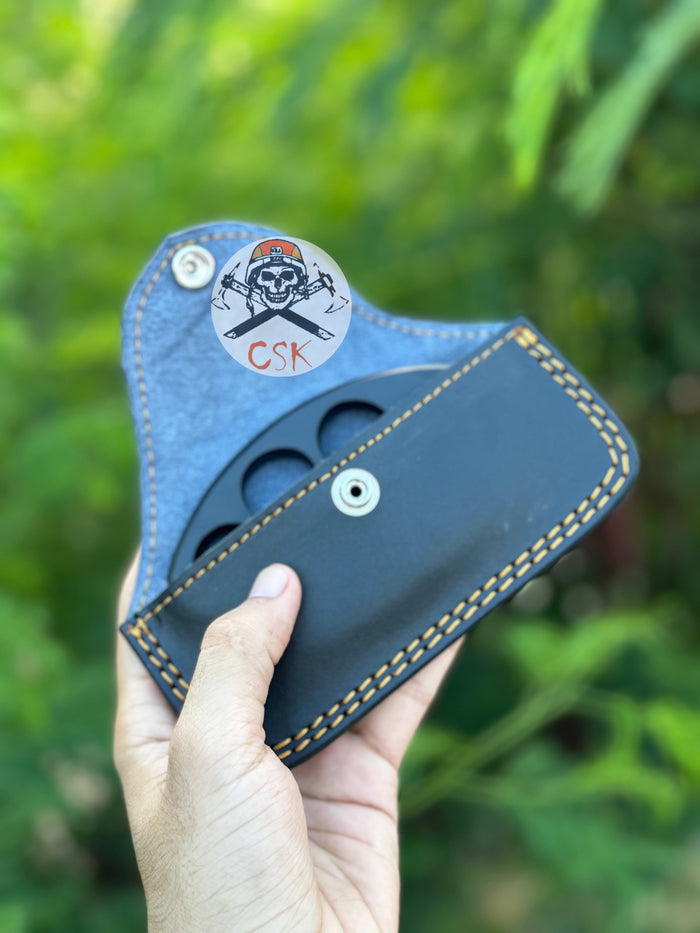 Unique Black-Coated Knuckle | Handcrafted Black-Coated Elegance cskforged