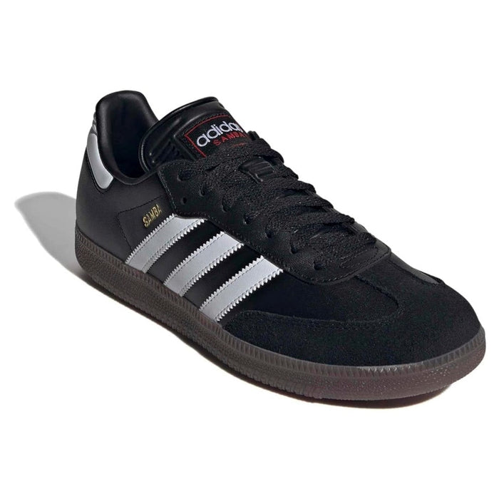 adidas Unisex Adult Samba Shoes - Black/White/Vivid Red runnwalk