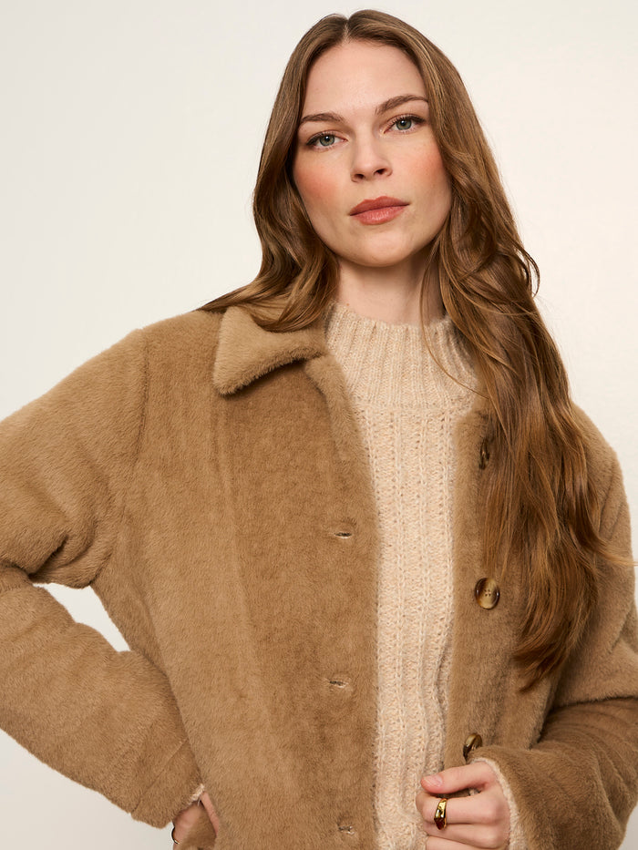 Upside Jacket Hot Cocoa Petite Sizing