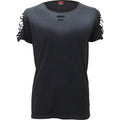URBAN FASHION - Distressed Spray On Baggy Top Spiral USA