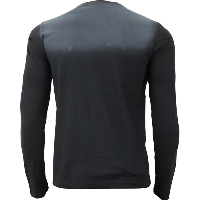URBAN FASHION - Distressed Spray On Long Sleeve Spiral USA