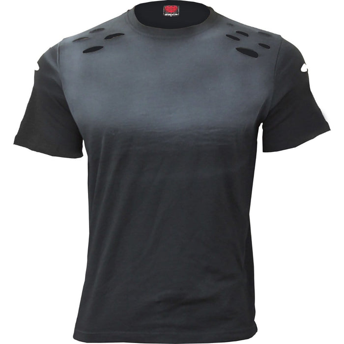 URBAN FASHION - Distressed Spray On T-Shirt Spiral USA