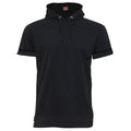 URBAN FASHION - Fine Cotton T-shirt Hoody Black Spiral USA