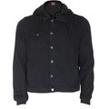 URBAN FASHION - Hooded Shacket Black Spiral USA