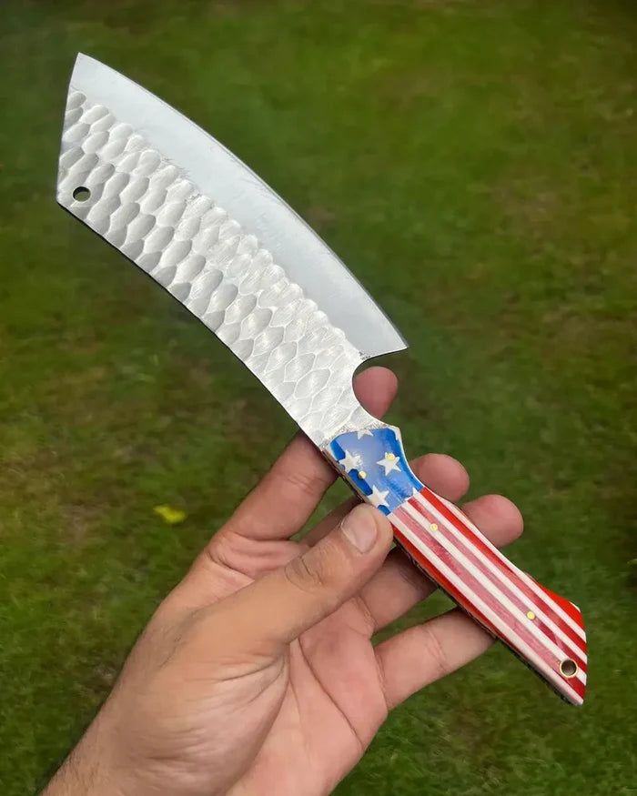 USA Flag  Meat Cleaver/Chopper knife cskforged