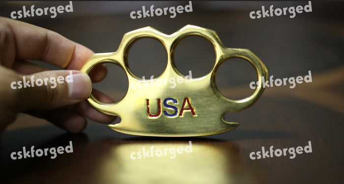USA Real Brass Knuckles cskforged