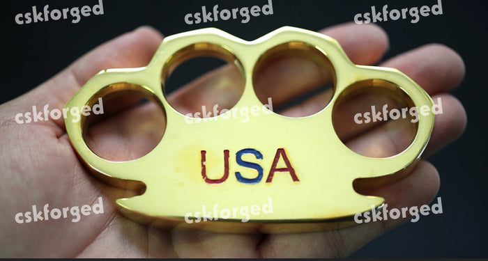 USA Real Brass Knuckles cskforged