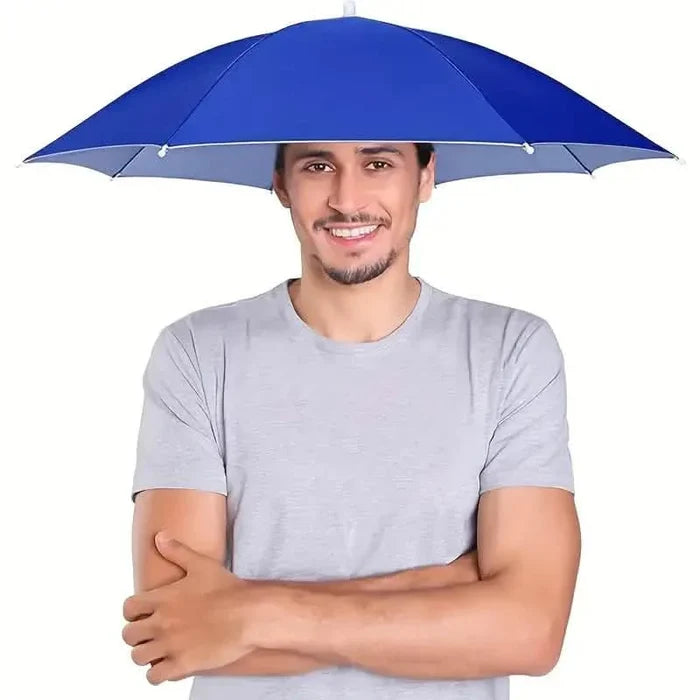 UV Protection Umbrella Hat – Elastic, Camping, Fishing & Outdoor Activities DailySale