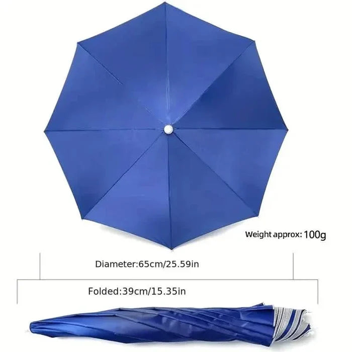 UV Protection Umbrella Hat – Elastic, Camping, Fishing & Outdoor Activities DailySale