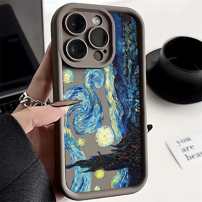 Van Gogh Starry Sky Oil Painting Phone Case PhoneShells