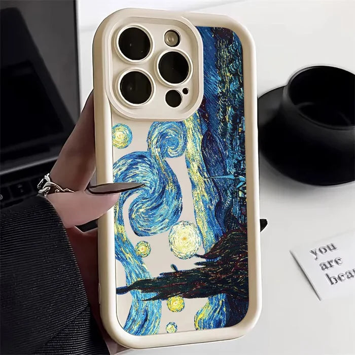 Van Gogh Starry Sky Oil Painting Phone Case PhoneShells