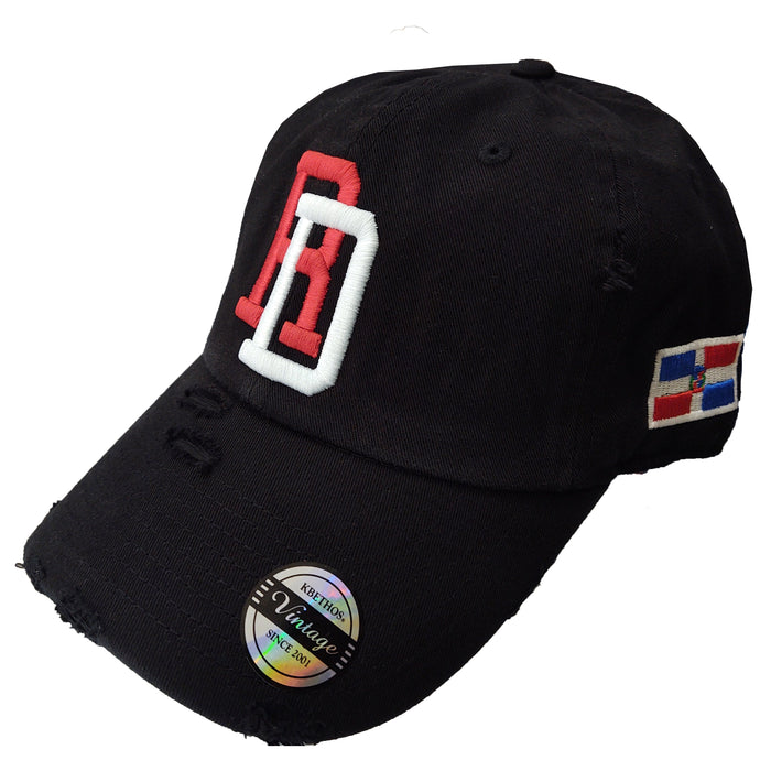 Vintage Adjustable Dominican Embroidered RD Hats Peligro Sports