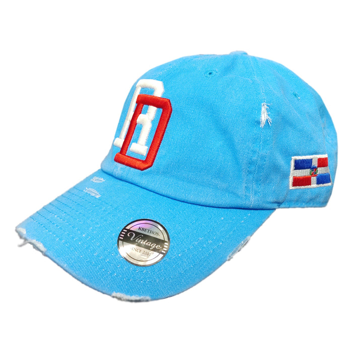Vintage Adjustable Dominican Embroidered RD Hats Peligro Sports