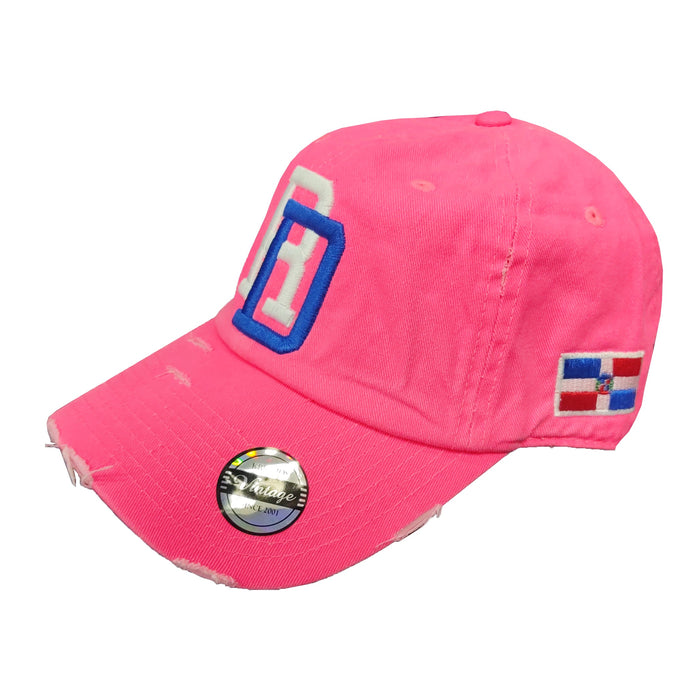 Vintage Adjustable Dominican Embroidered RD Hats Peligro Sports
