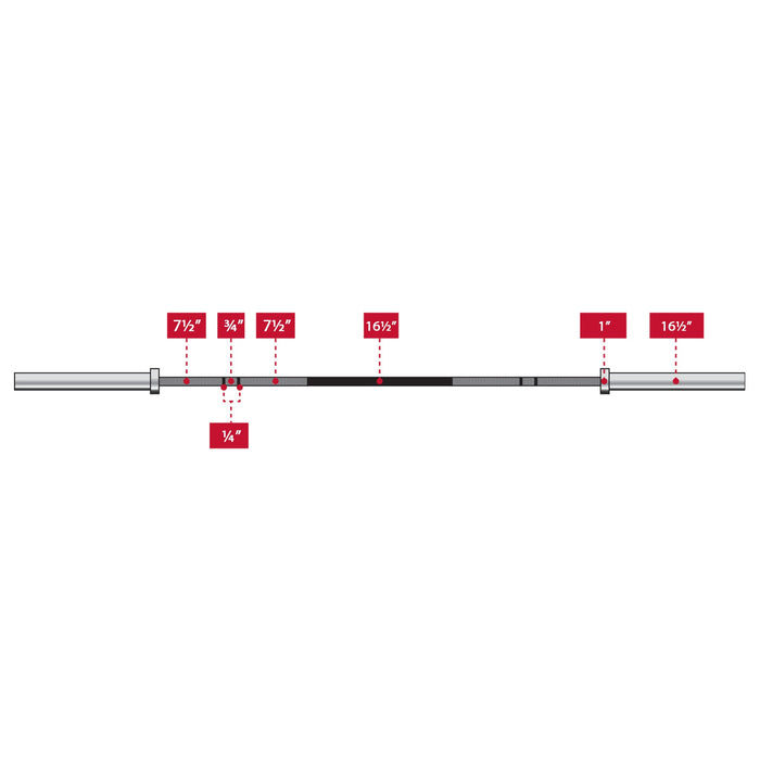Voodoo: 7ft Olympic Weightlifting Bar XMARK