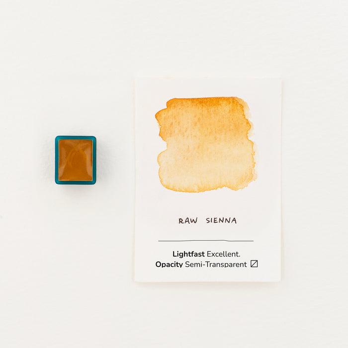 Watercolour Half Pan - Raw Sienna