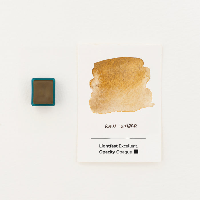 Watercolour Half Pan - Raw Umber