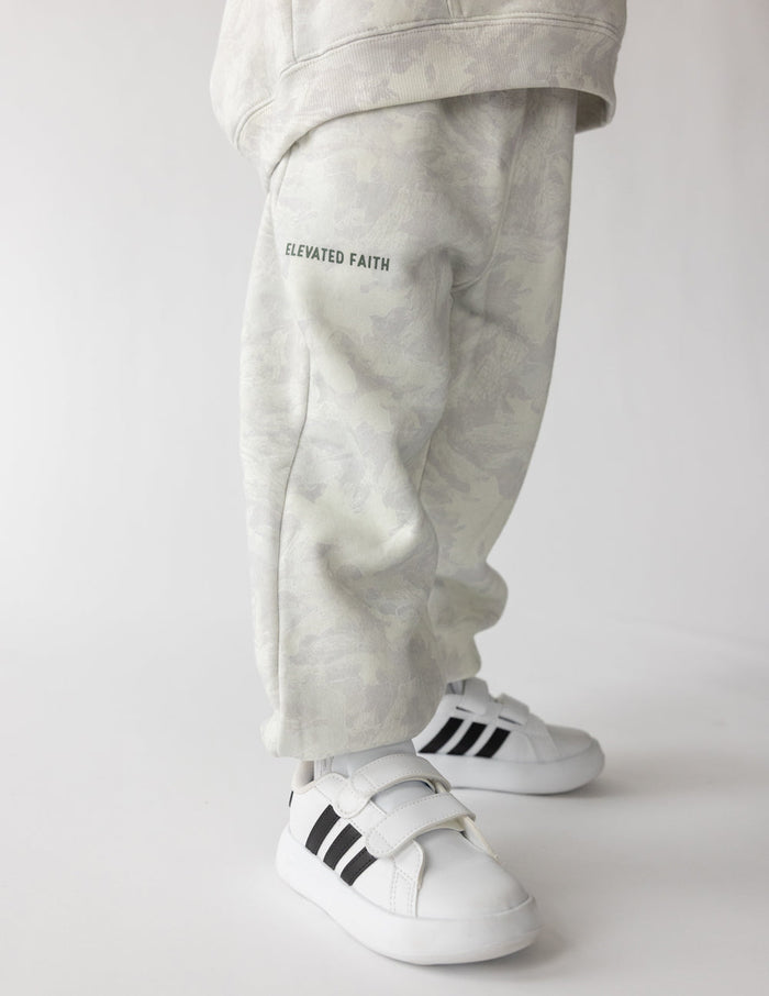 What a Friend in Jesus Camo Kids Sweatpant Elevated Faith