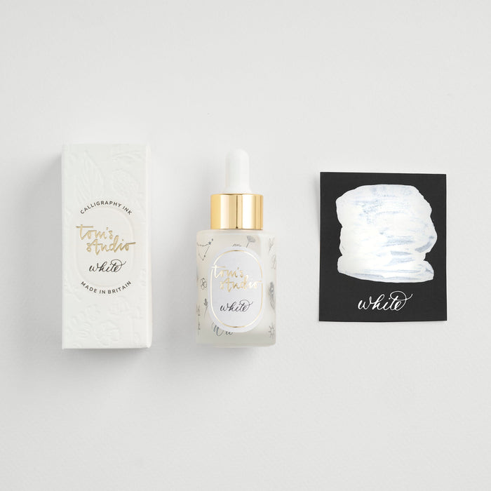 White Calligraphy Ink