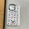 White Cute Mini Red Bow Hello Kitty Phone Case PhoneShells
