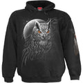 WINGS OF WISDOM - Hoody Black Spiral USA