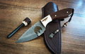 Wirecut Damascus Blade Hunting Knife cskforged