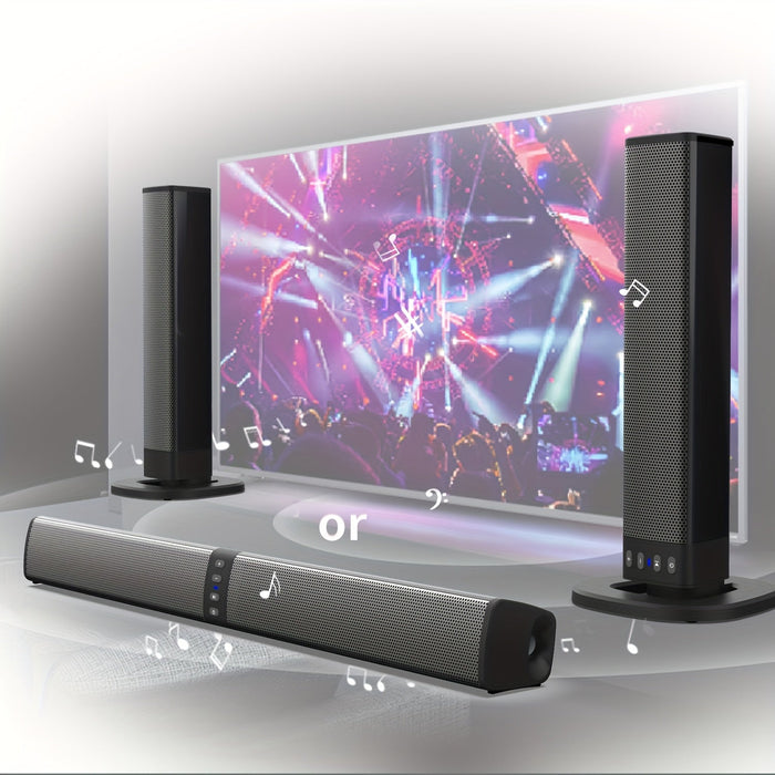 Wireless Soundbar for TV – 2-in-1 Detachable Bluetooth Speaker DailySale