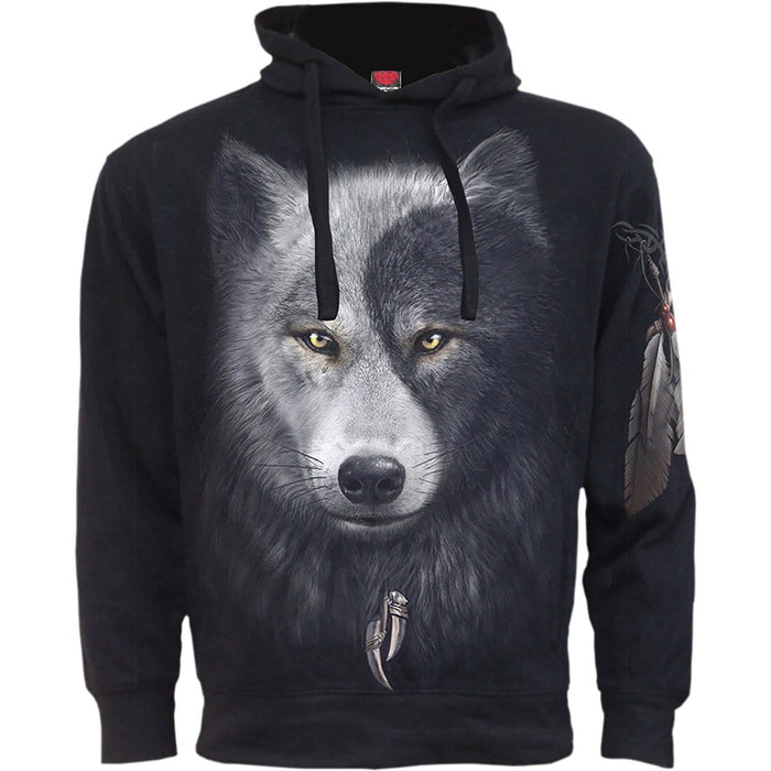 WOLF CHI - Side Pocket Hoody Black Spiral USA