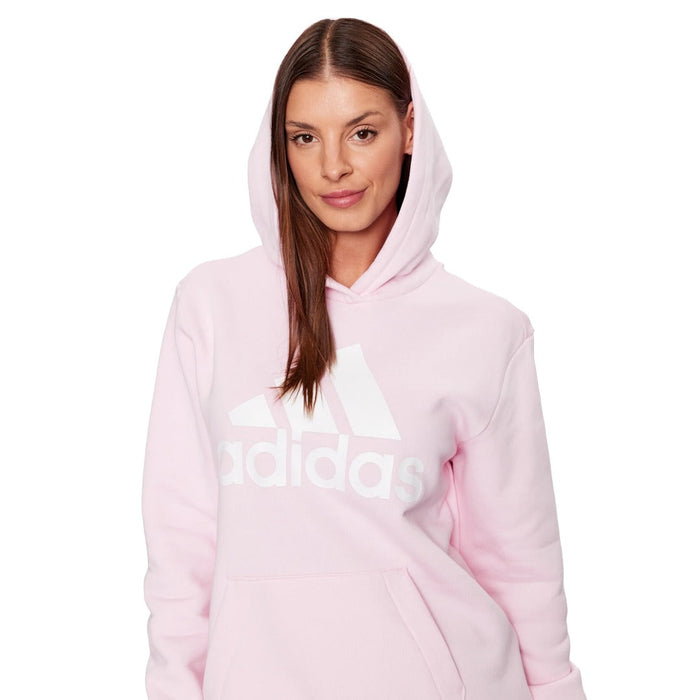 adidas Women BL OV Hoodie - Clear Pink runnwalk