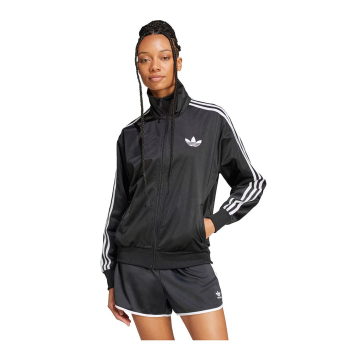 adidas Women's FIREBIRD Track Top - Black runnwalk