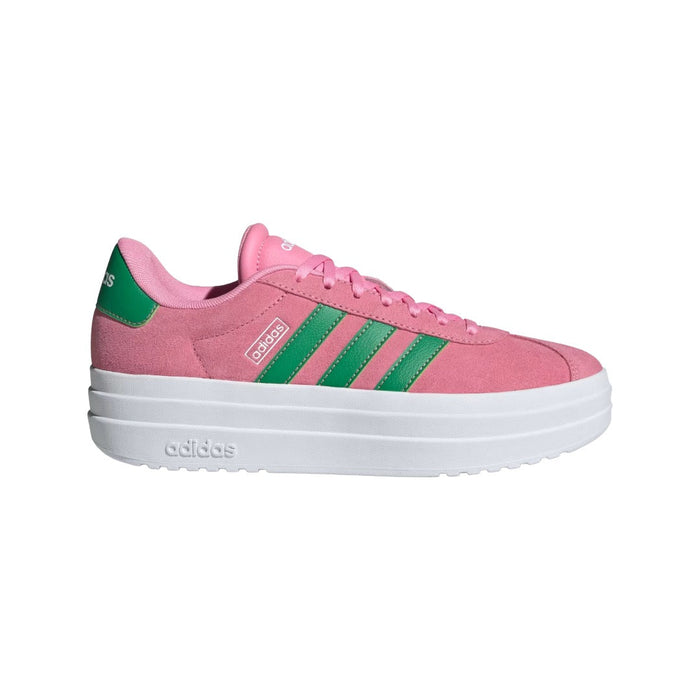 adidas Women's VL Court Bold (Bliss Pink / Green / Cloud White) runnwalk