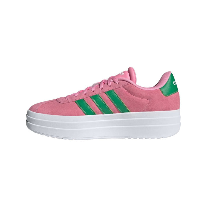 adidas Women's VL Court Bold (Bliss Pink / Green / Cloud White) runnwalk