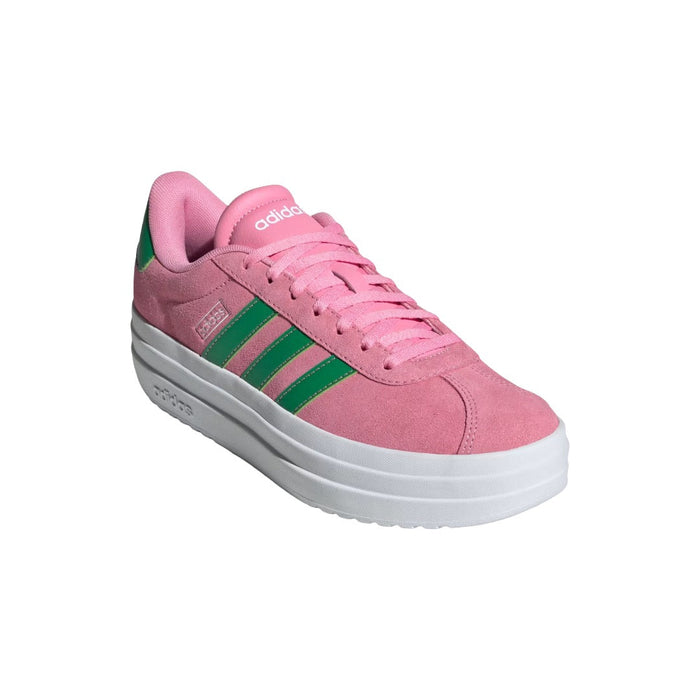 adidas Women's VL Court Bold (Bliss Pink / Green / Cloud White) runnwalk