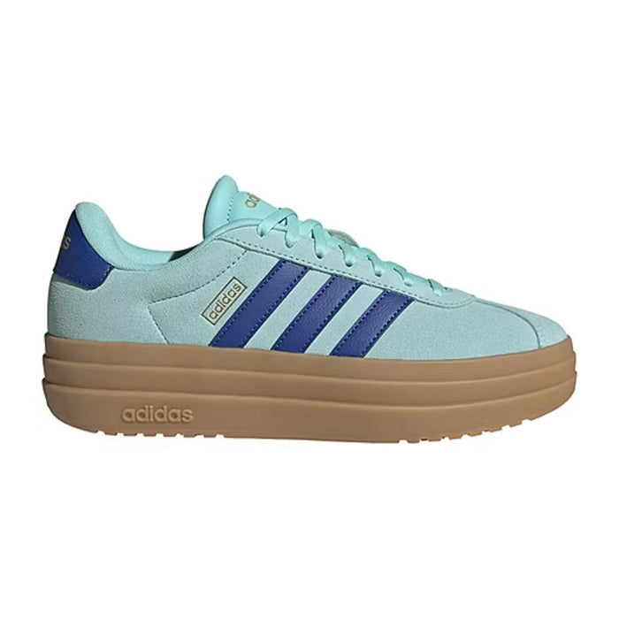 adidas Women's VL Court Bold (Flash Aqua / Team Royal Blue / Gold Metallic) runnwalk