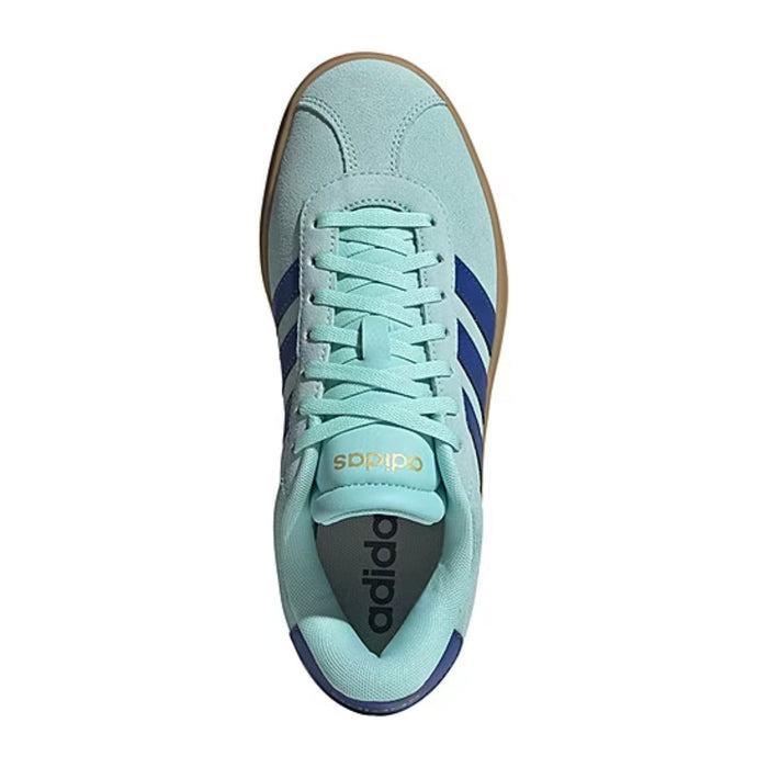 adidas Women's VL Court Bold (Flash Aqua / Team Royal Blue / Gold Metallic) runnwalk