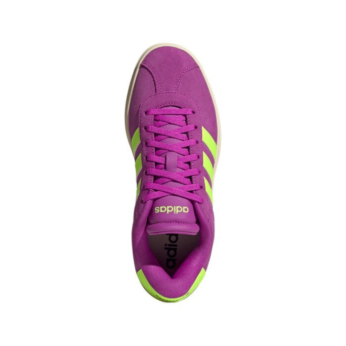 adidas Women's VL Court Bold (Flash Pink / Lucid Lemon / Silver Metallic) runnwalk