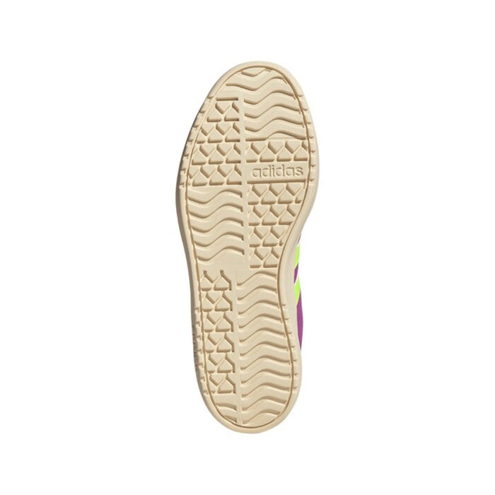 adidas Women's VL Court Bold (Flash Pink / Lucid Lemon / Silver Metallic) runnwalk
