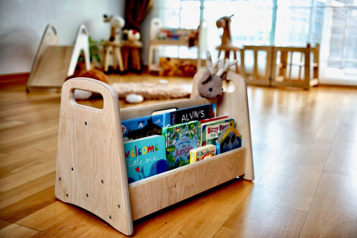 Wooden Bookshelf / Small-Medium-Large Size Kidodido