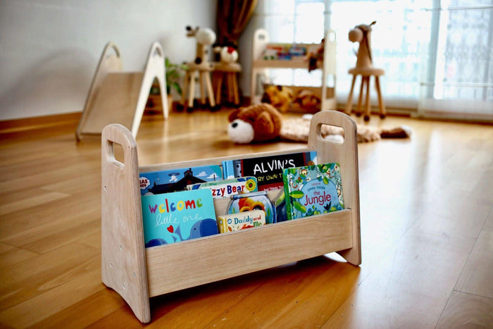 Wooden Bookshelf / Small-Medium-Large Size Kidodido