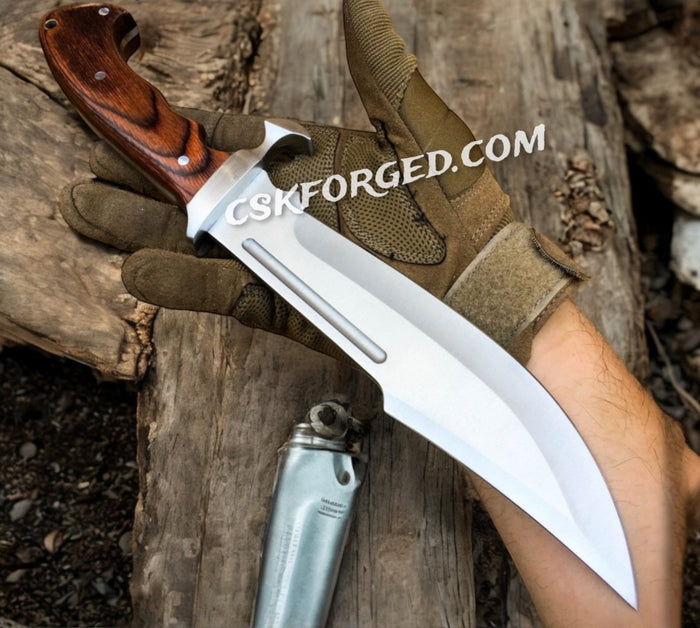 WOODLAND FIXED BLADE HUNTING KNIFE cskforged