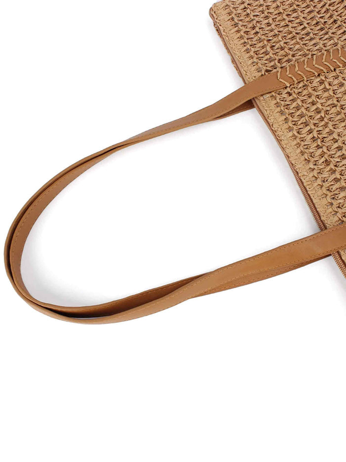 Woven Tapered Tote Bag LINTICO