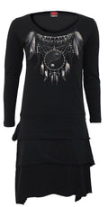 YIN YANG SPIRIT - Layered Skirt Dress Spiral USA
