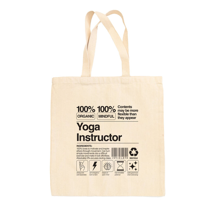 Yoga Instructor Tote Bag Ivy + Cloth