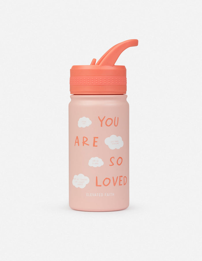 You Are So Loved Kids Water Bottle Elevated Faith